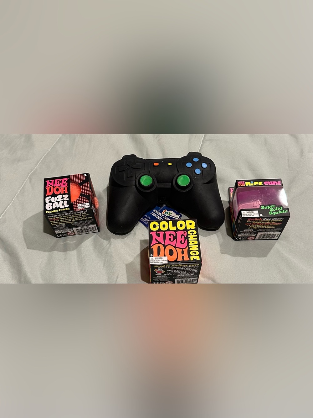 Needoh & Black Squishy Game Controller Bundle 🎮
